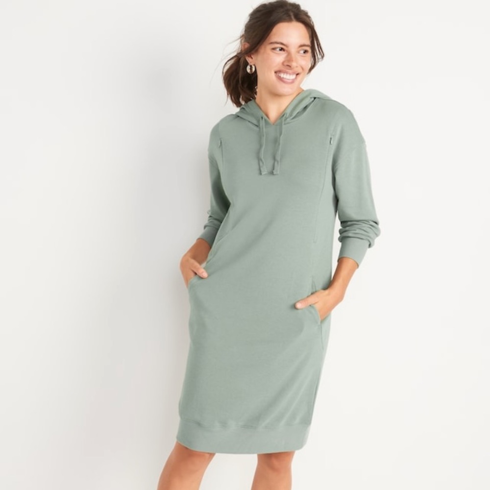 Old Navy Nursing Sweatshirt Dress